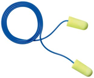 box200 - 3M E-A-Rsoft Yellow Neons, Regular Corded Earplugs 311-1250