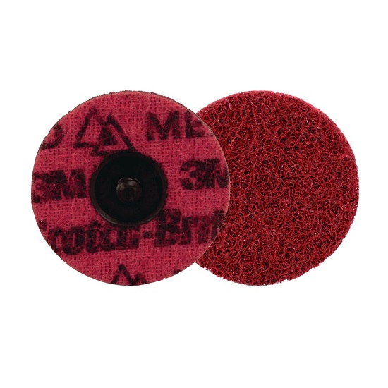 50mm (TR) A MED Red Scotch-Brite Roloc Precision Surface Conditioning Disc