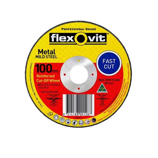 100mmx2.5 GP METAL C/OFF DISC FLEXOVIT