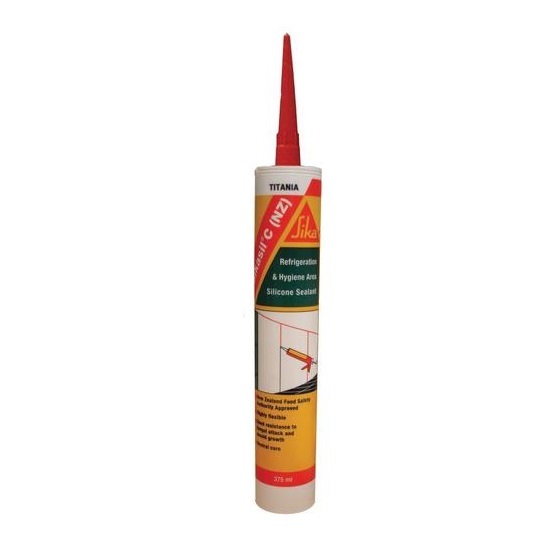 375ml SIKASIL C WHITE-cartridge