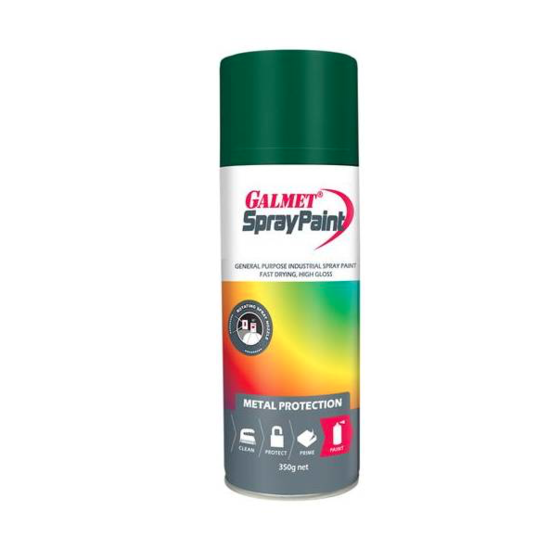 350gm Galmet Brunswick Green Spray Paint