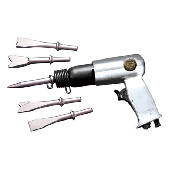 5pce AIR HAMMER CHISEL KIT