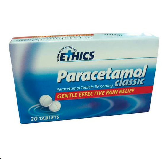 pkt20 PARACETAMOL TABLETS