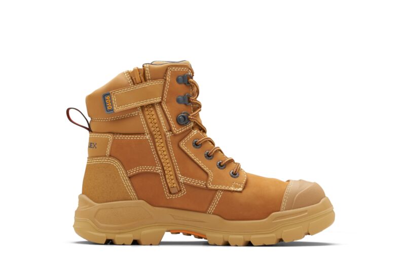 Blundstone 9090 Nubuck Zip Sided Griptek HD Safety Boot