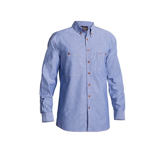 Mens Longsleeve Chambray Shirt