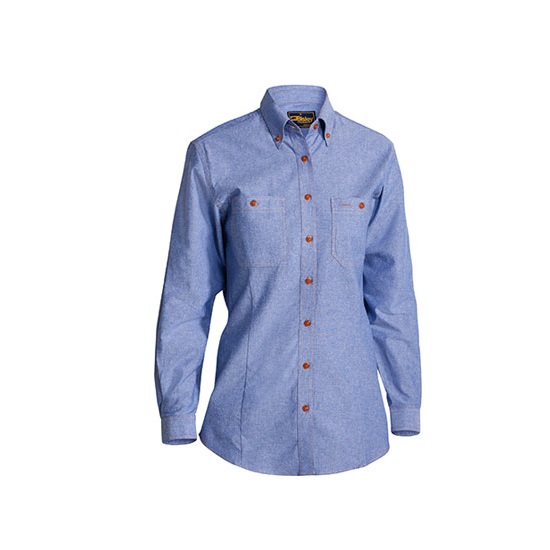 Womens Longsleeve Chambray Shirt