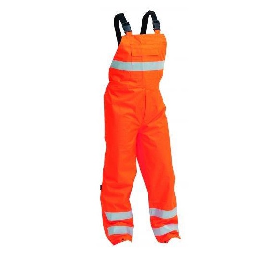 Bison Rigour Bib Overtrouser Fire Retardant - Orange