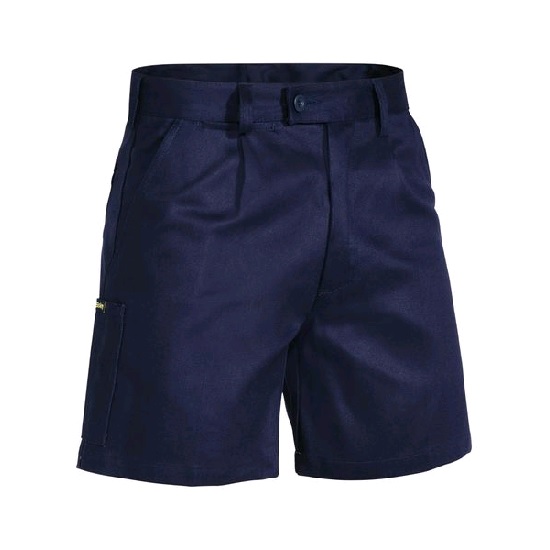 Bisley Original Drill Mens Work Shorts - Navy