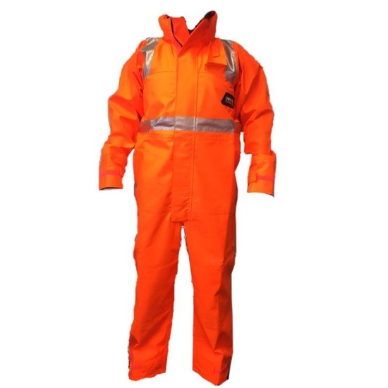 Chemtech Hi-Vis 3Layer Coveralls with Pocket - Orange