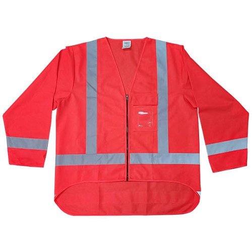 Hi-Vis Long Sleeve Vest - Orange