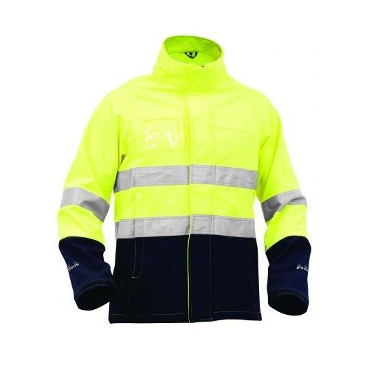 Bison Stamina Softshell Jacket Day/Night - Yellow/Navy