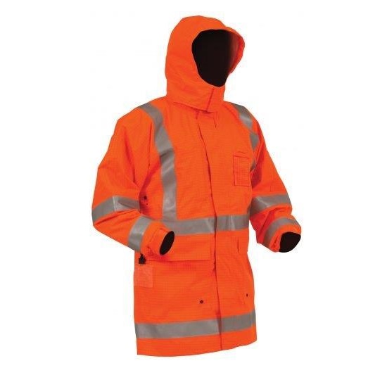 Bison Rigour Lined Jacket Fire Retardant TTMC-W - Orange