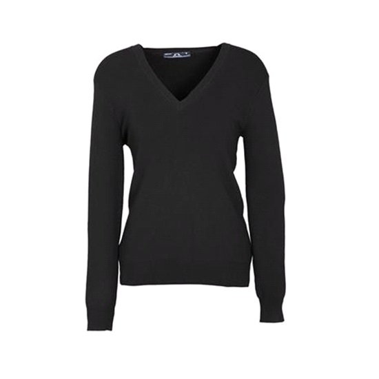 Ladies V-Neck Pullover