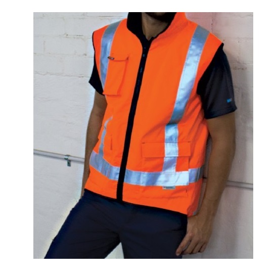 Fleece Lined TTMC Vest - Orange