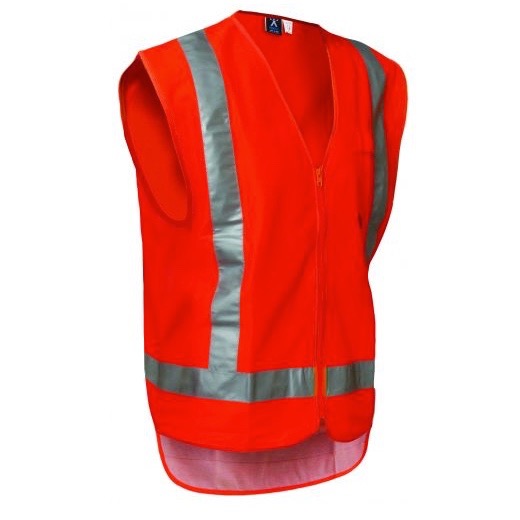 Vest Hi Vis Day/Night Polyester - Orange