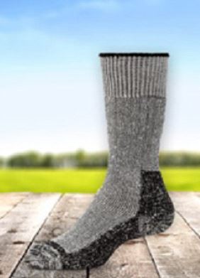 3pkt Gumboot Socks - Charcoal