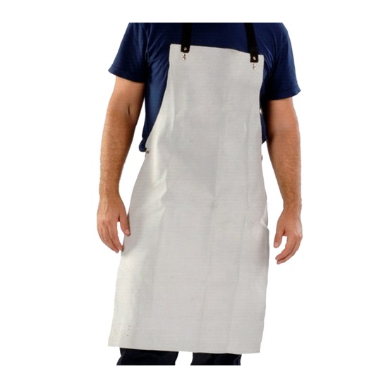 1066MM X 609MM CHROME LEATHER APRON