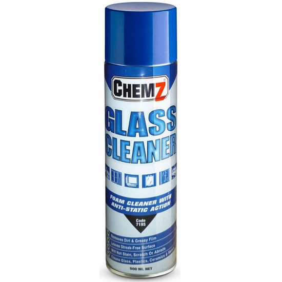 6pack CHEMZ GLASS & SCREEN CLEANER 500ml