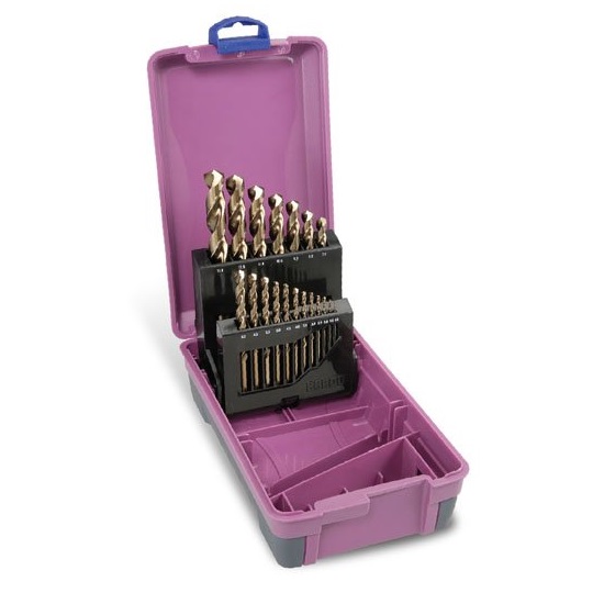 1-13mm 19 Pce HSS Cobalt Drill Set ABS Case