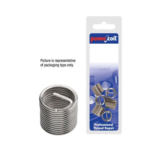 10pack 14 x 1.25mm x 1/2” Spark Plug Wire Thread Inserts - Powercoil