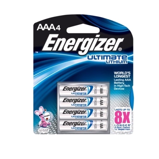 pkt4 LITHIUM AAA ENERGISER BATTERIES