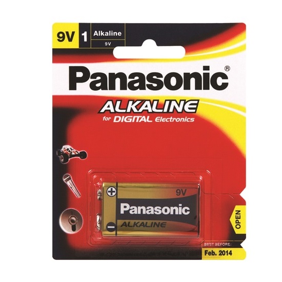 pkt1 9volt ALKALINE BATTERY-PANASONIC