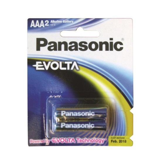 pkt2 “AAA” EVOLTA BATTERIES-PANASONIC