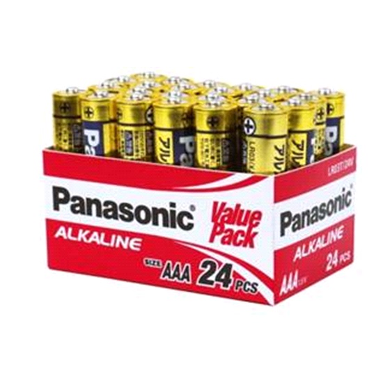 pkt24 “AAA” ALKALINE BATTERIES-PANASONIC