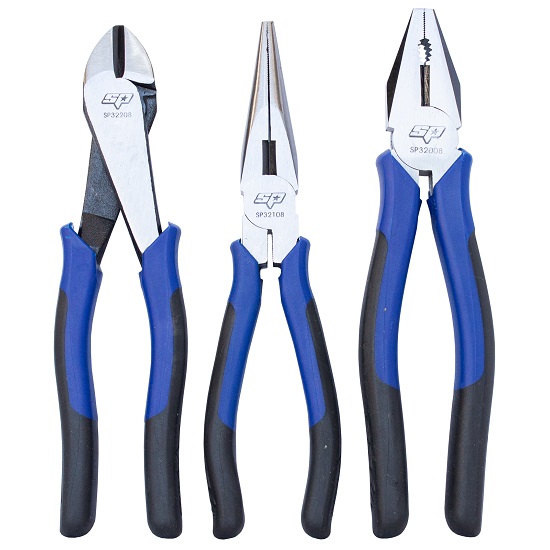 3pce 275mm 200mm Plier/Cutter Set - SP Tools