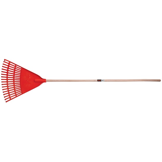 ATLAS TRADE 18T ORANGE PLASTIC LEAF RAKE