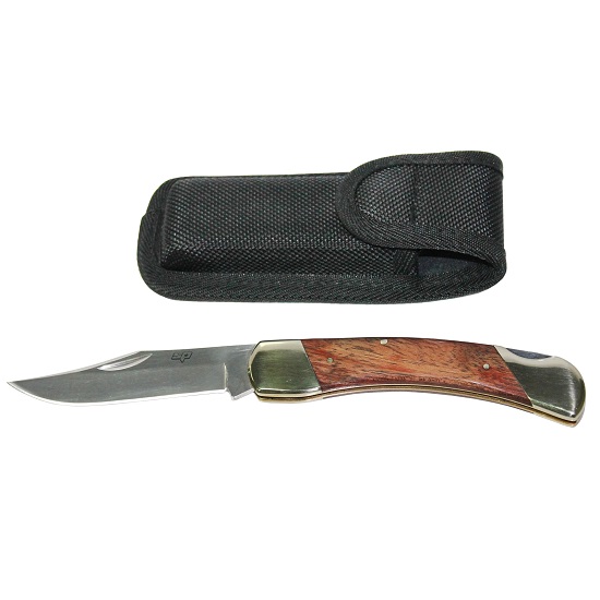 Folding Single Blade Knife Incl Pouch - SP Tools