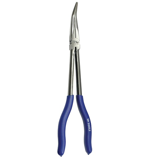 275mm Long Handle Bent 90 Deg Pliers - SP Tools