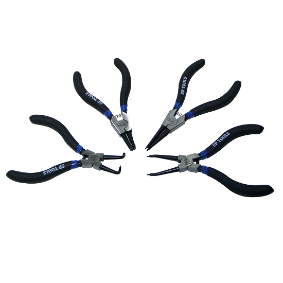 4pce 140mm Circlip Plier Set - SP Tools