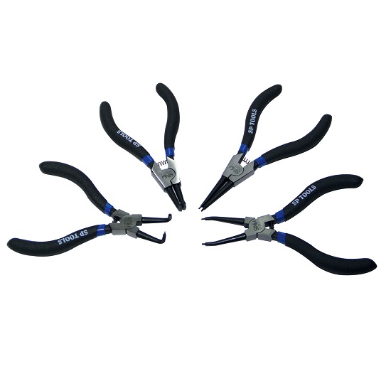 4pce 175mm Circlip Plier Set - SP Tools