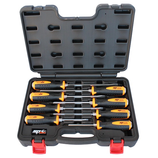 8pce Go Through Screwdriver Kit - SP Tools