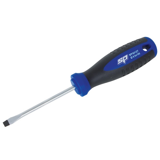 5.5 x 100mm Premium Slotted Screwdriver - SP Tools