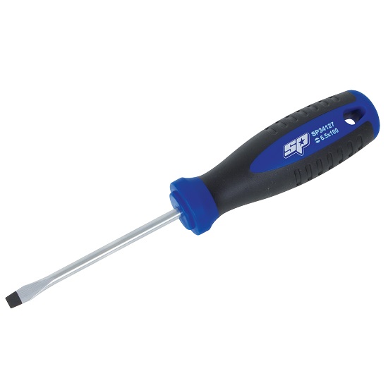 6.5 x 100mm Premium Slotted Screwdriver - SP Tools