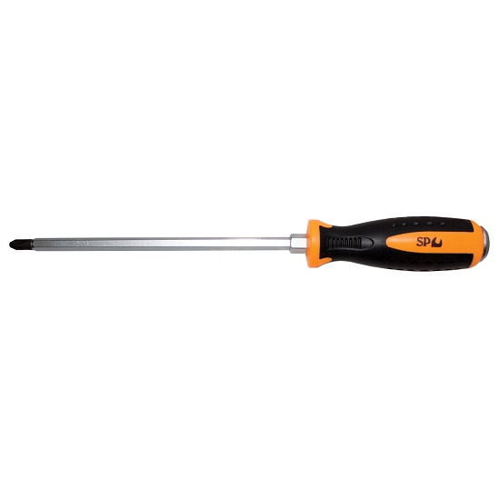 2 x 100mm Go Thru Phillips Screwdriver - SP Tools