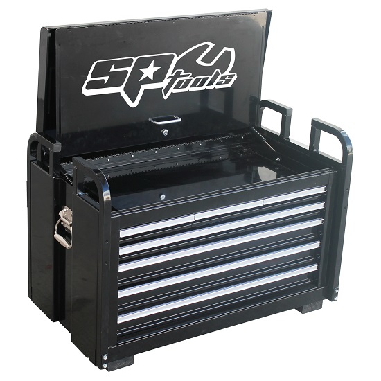 7 Draw 890mm Off Road Tool Box - Black - SP Tools