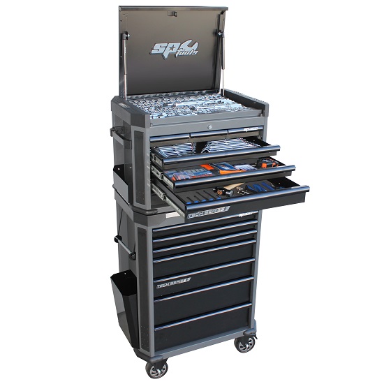 252pce Tool Kit In Black Dimond Series Tool Box - SP Tools