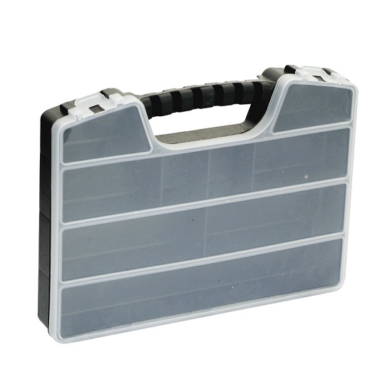 Medium Plastic Storage Case With Dividers - SP Tools