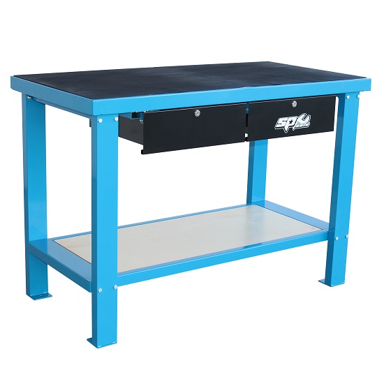 2 Draw 1250mm Custom Workbench - SP Tools