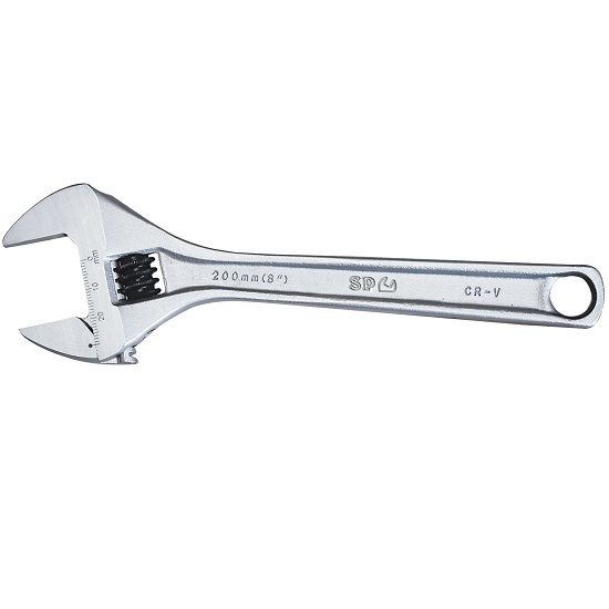 600mm Premium Adjustable Wrench Chrome - SP Tools