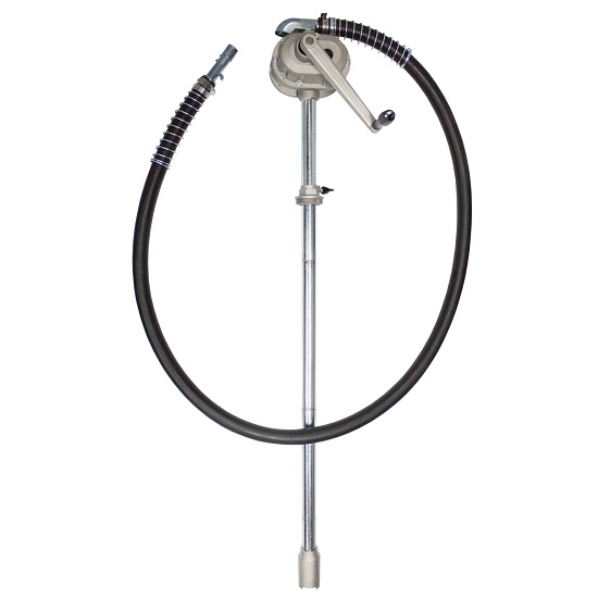 Rotary Drum Pump Aluminium with Rubber Hose - SP Tools