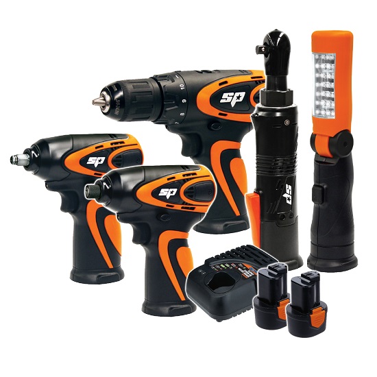 Cordless 12V Combo Kit- 3/8 Impact Wrench - Drill - SP Tools