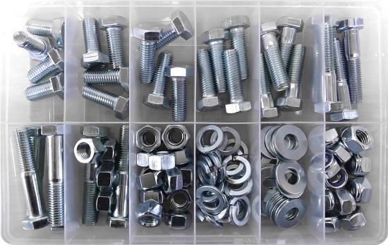 KIT BOLT/NUT/WASHER 8.8 ZP M14