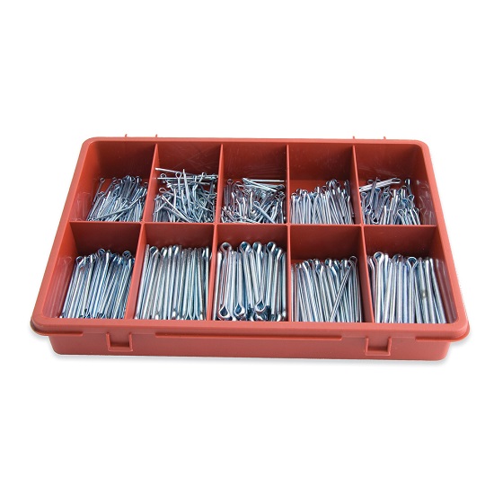 650pc Split Pin Assortment