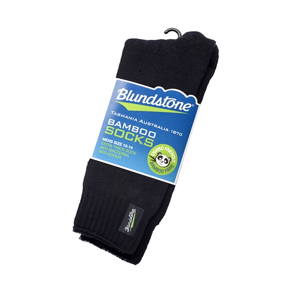 BAMBOO SOCK BLACK SIZE 6-10