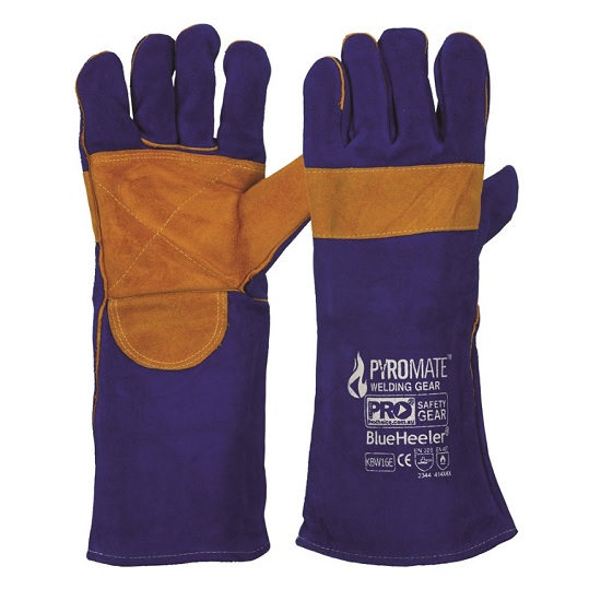 KBW16E KEVLAR BLUE WELDING GLOVES 