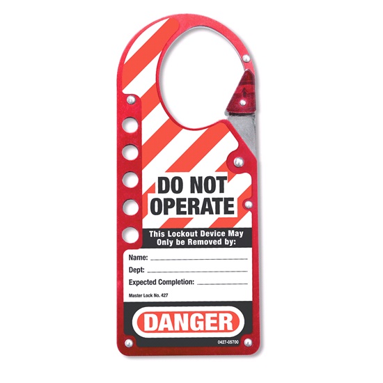 HASP SNAP-ON TAGOUT ALUMINIUM